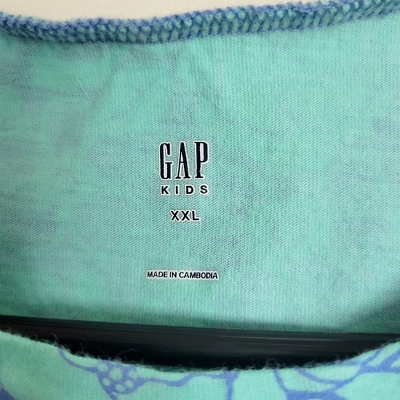 GAP Girls Floral Tie Waist Dress Size XXL - Picture 4 of 6